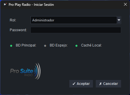 Pantalla de Bienvenida